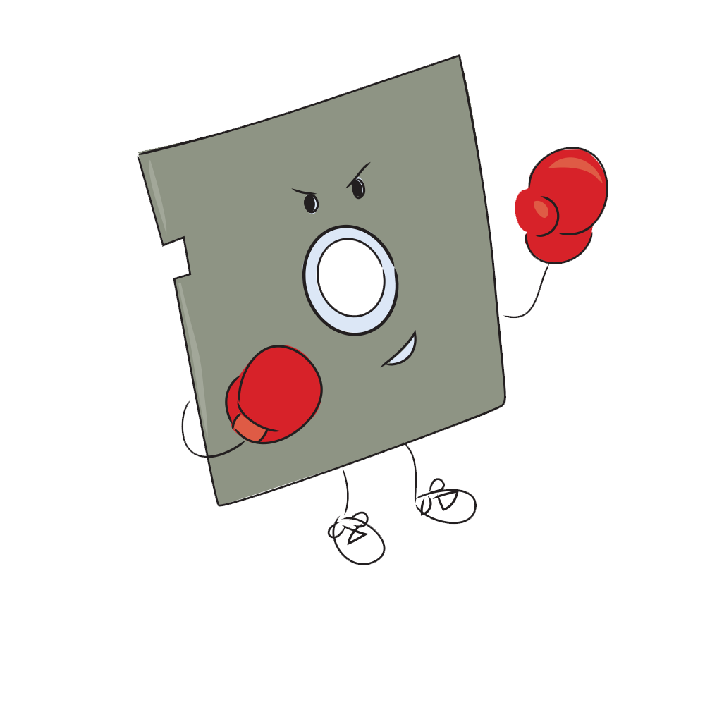 Floppy Disk character